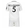 Real Madrid Jude Bellingham #5 Hjemmedraktsett Barn 2024-25 Kortermet (+ korte bukser)